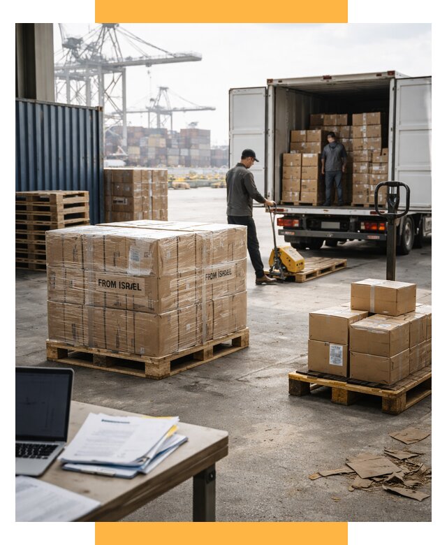 Доставка грузов из Израиля от 15632 р., логистика от СетСервис-Скп