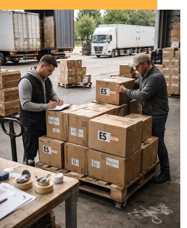 Доставка грузов в Испанию автотранспортом от 36474 руб