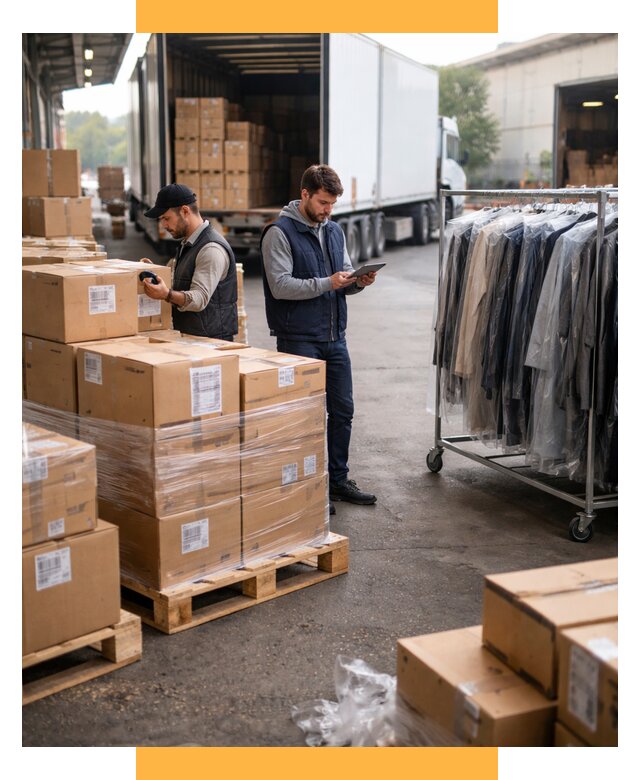 Перевозка и доставка одежды из Китая от 7816 р., СетСервис-Скп