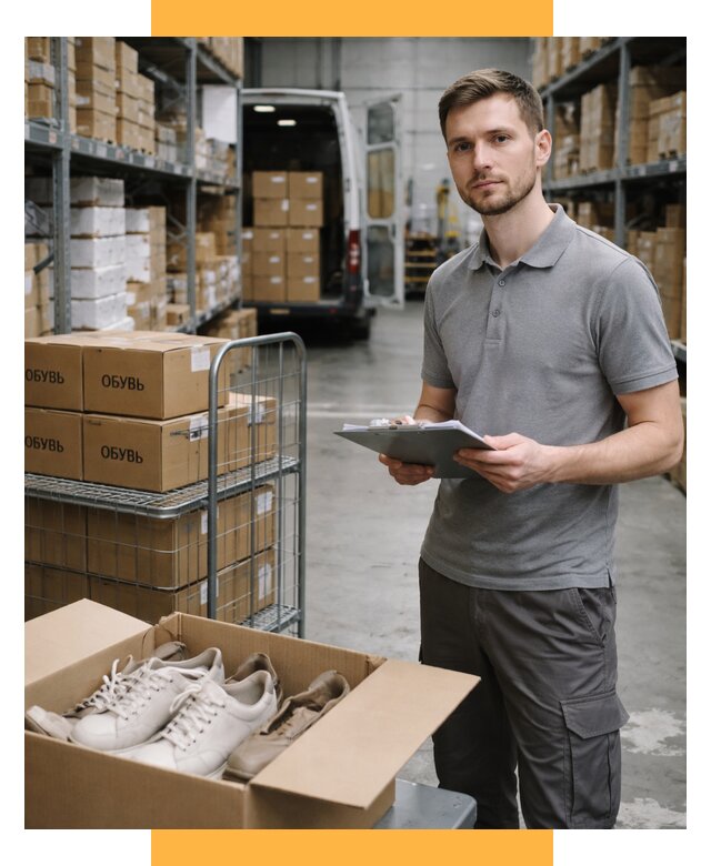 Доставка обуви из Китая и Турции от 4689 р. СетСервис-Скп