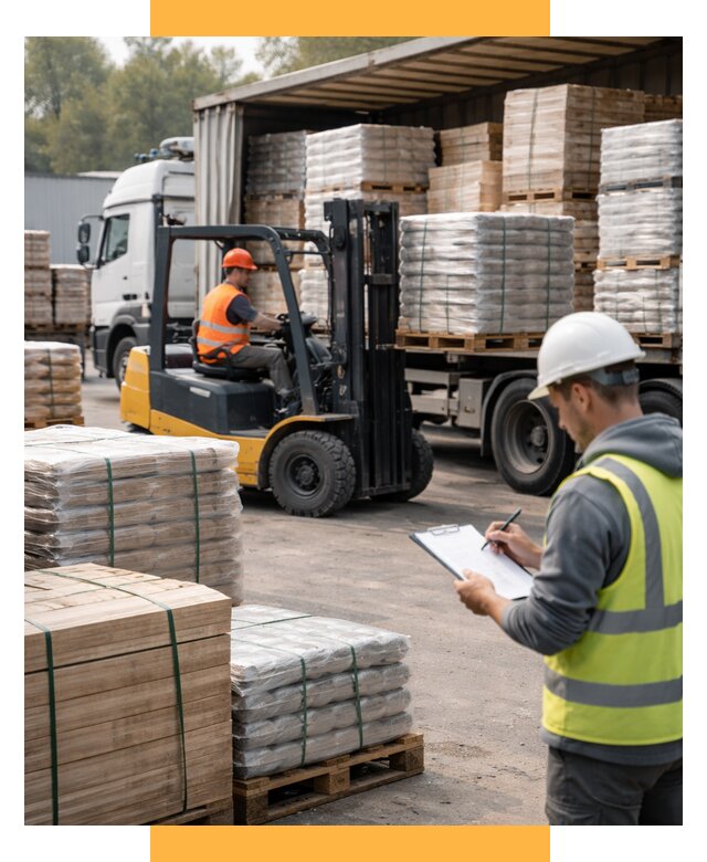 Перевозка строительных материалов от 5732 р. | СетСервис-Скп