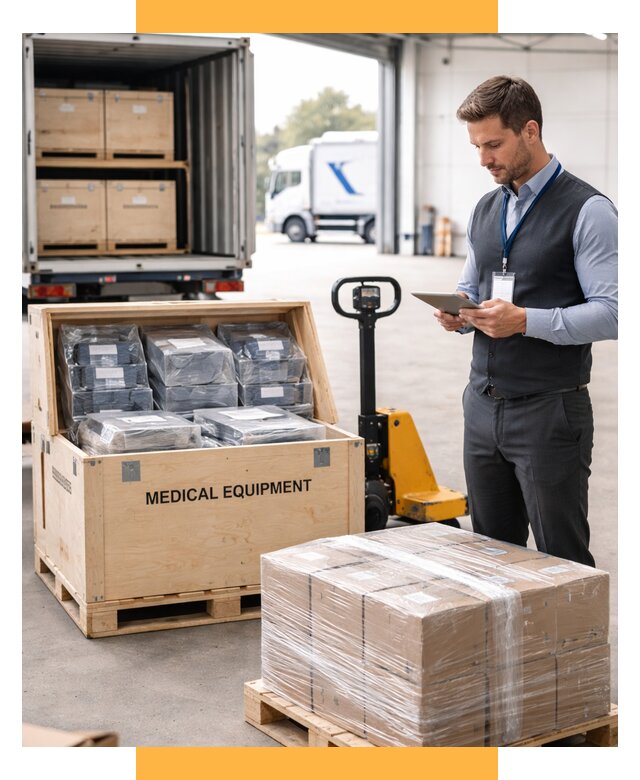 Перевозка медицинского оборудования от 15632 р. в СетСервис-Скп