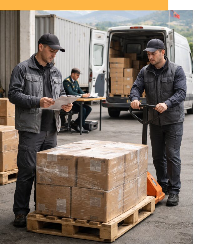 Доставка грузов через Армению, быстрая таможенная очистка от 26053