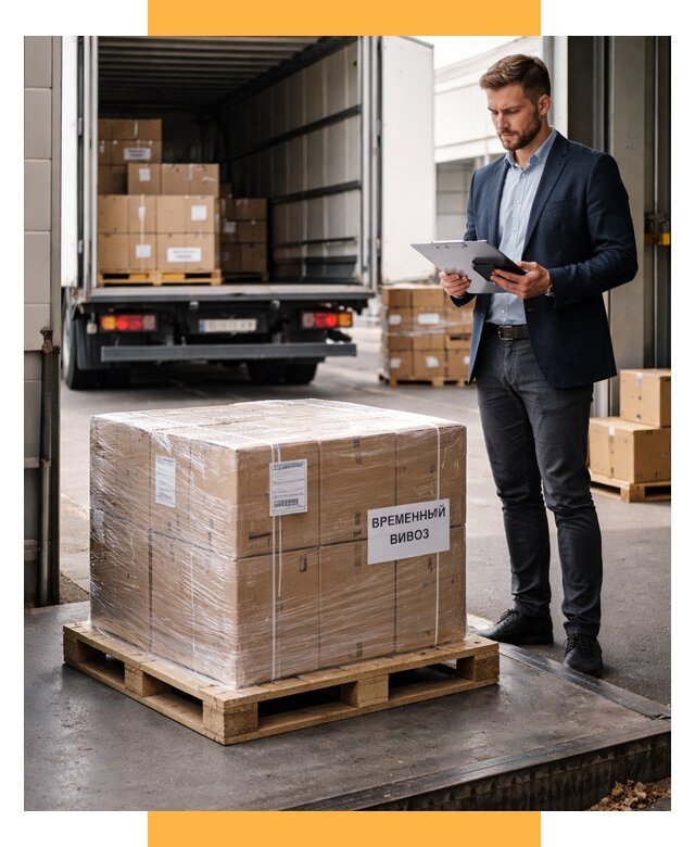 Временный вывоз товаров под ключ от 8337 р. | СетСервис-Скп