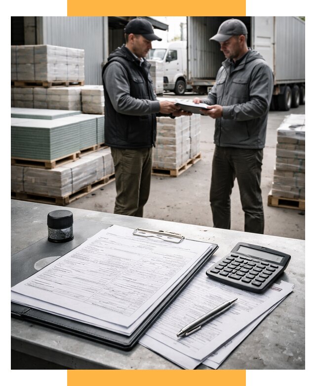 Таможенное оформление стройматериалов от 8858 р. | СетСервис-Скп