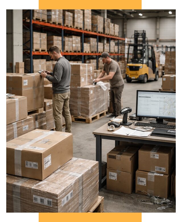 Склад консолидации в Европе от 6774 р., услуги СетСервис-Скп